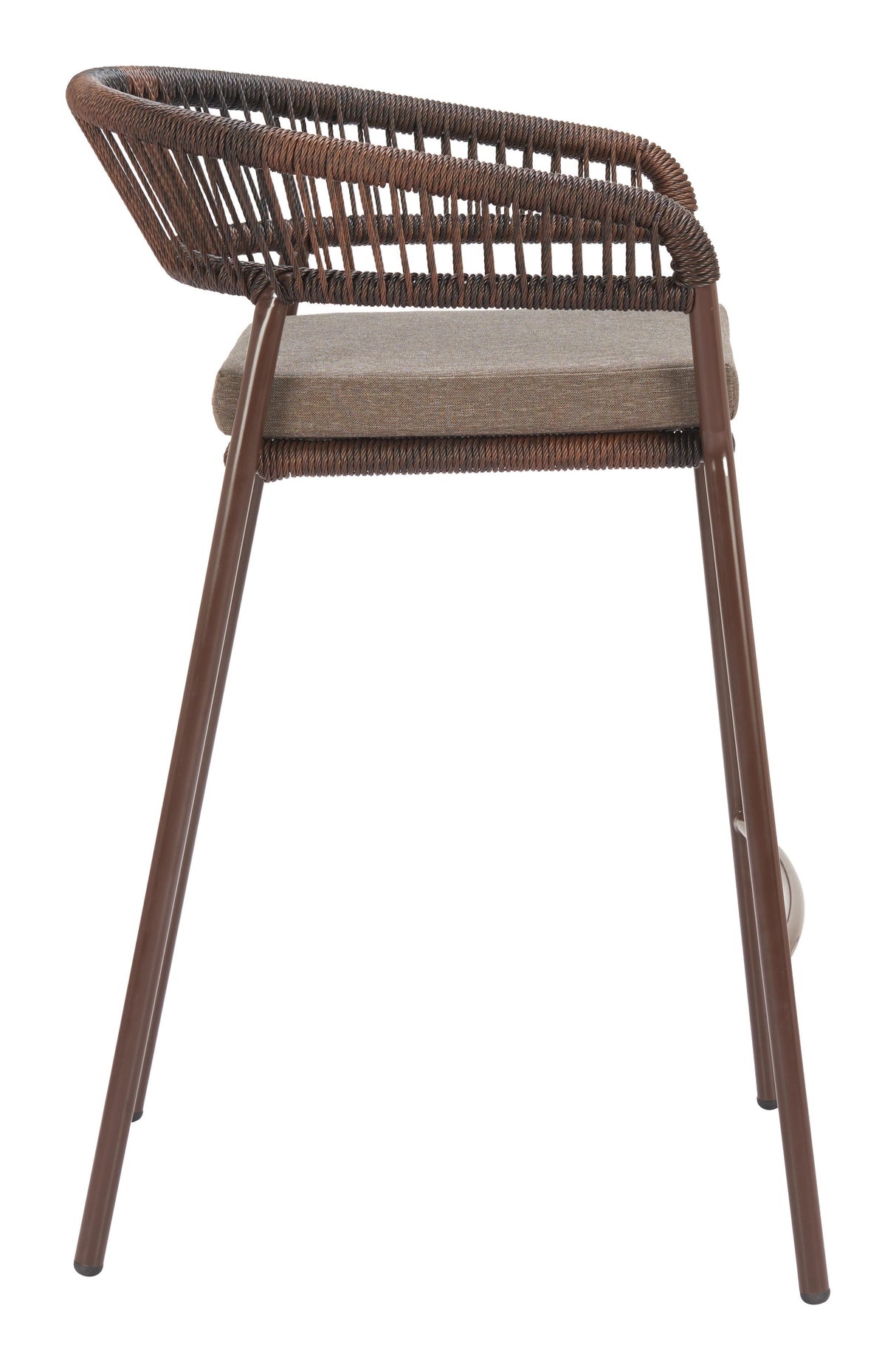 ZUO Skye Barstool (Set of 2) Brown