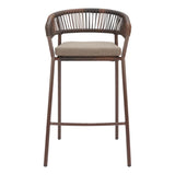 ZUO Skye Barstool (Set of 2) Brown