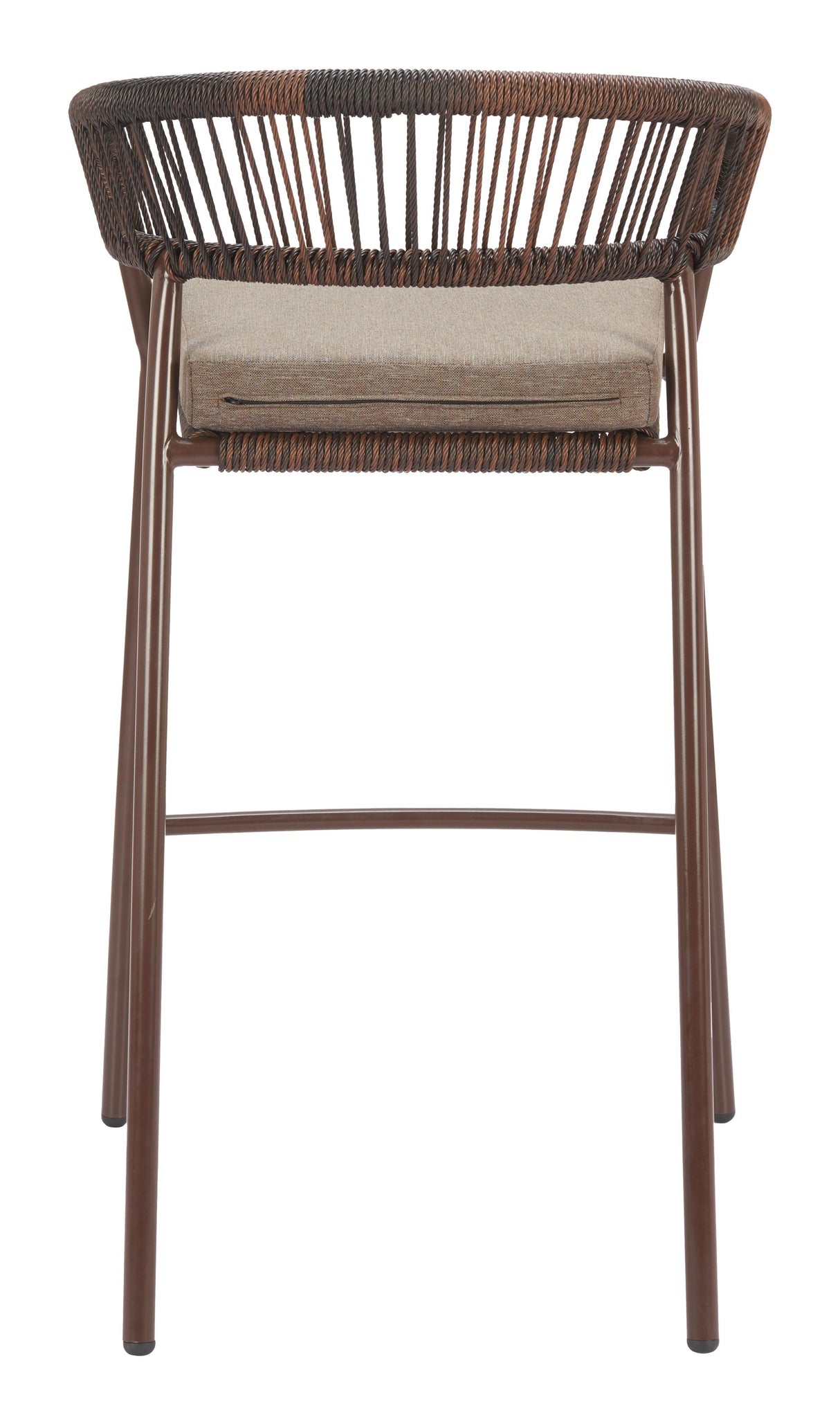 ZUO Skye Barstool (Set of 2) Brown