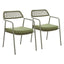 ZUO Rio Dining Chair (Set of 2) Green