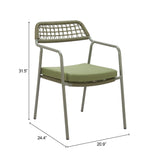 ZUO Rio Dining Chair (Set of 2) Green