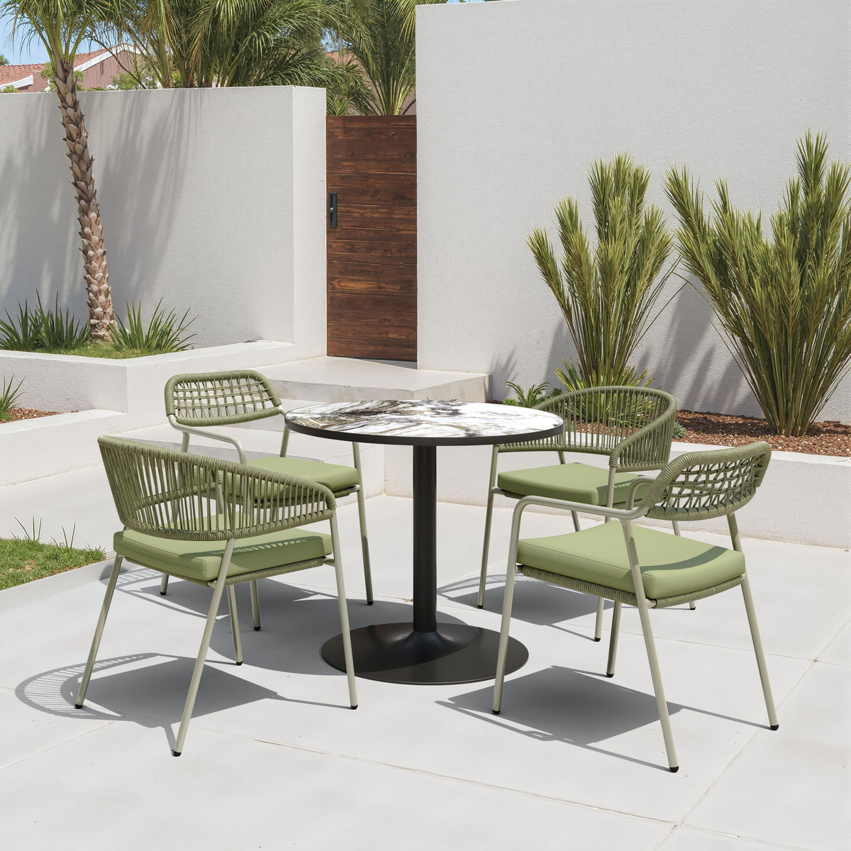 ZUO Rio Dining Chair (Set of 2) Green