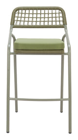 ZUO Rio Barstool (Set of 2) Green