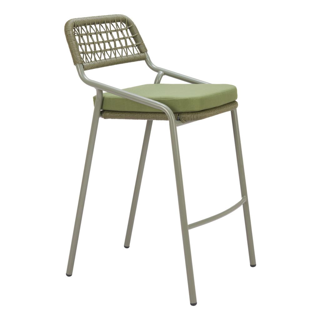 ZUO Rio Barstool (Set of 2) Green