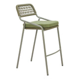 ZUO Rio Barstool (Set of 2) Green