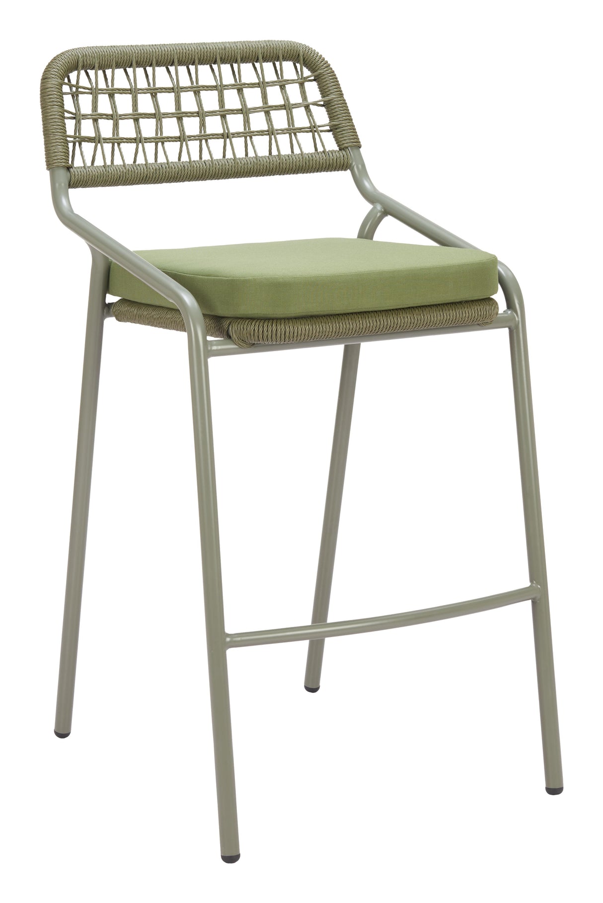 ZUO Rio Barstool (Set of 2) Green