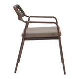 ZUO Rio Dining Chair (Set of 2) Brown