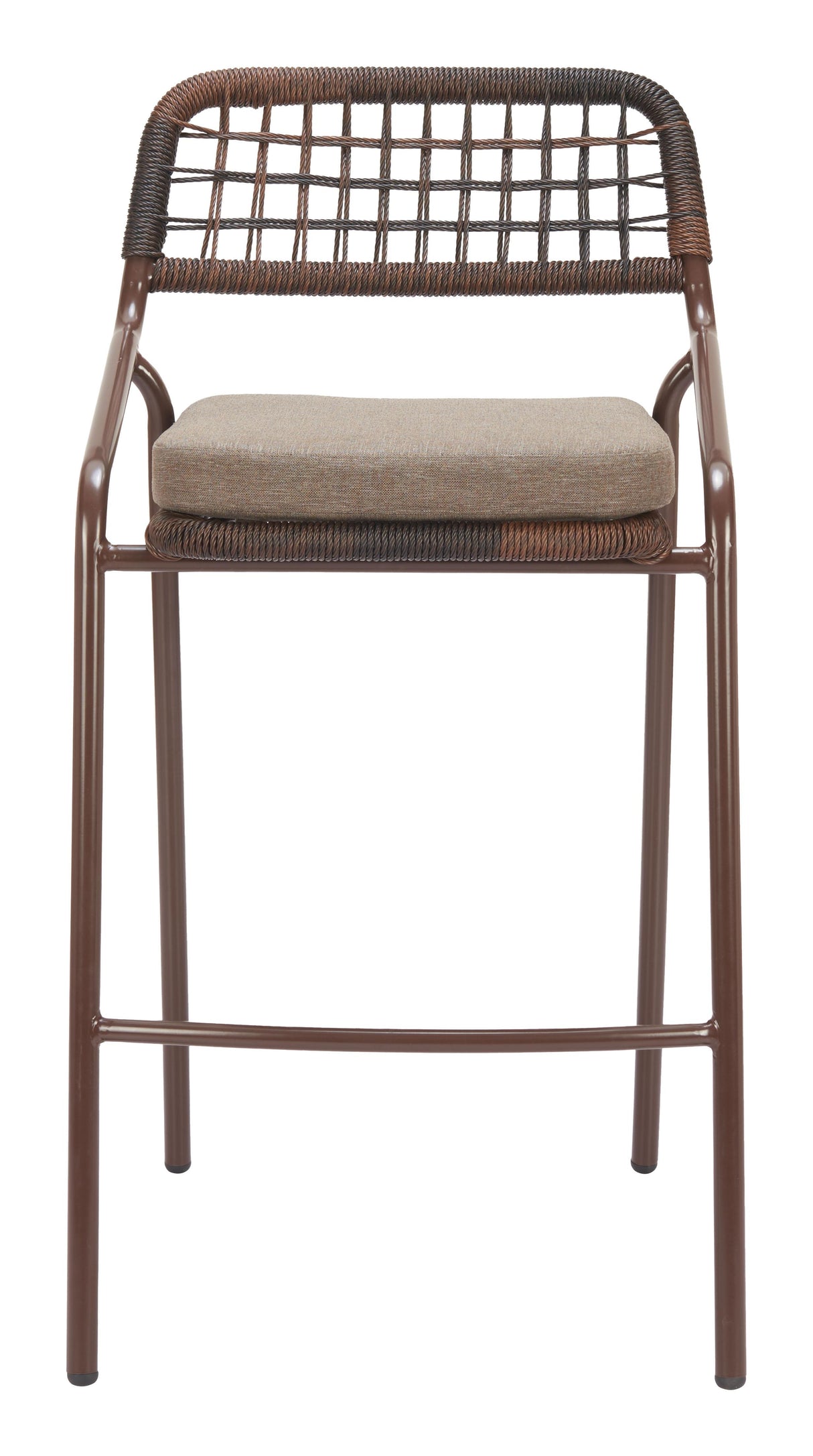 ZUO Rio Barstool (Set of 2) Brown