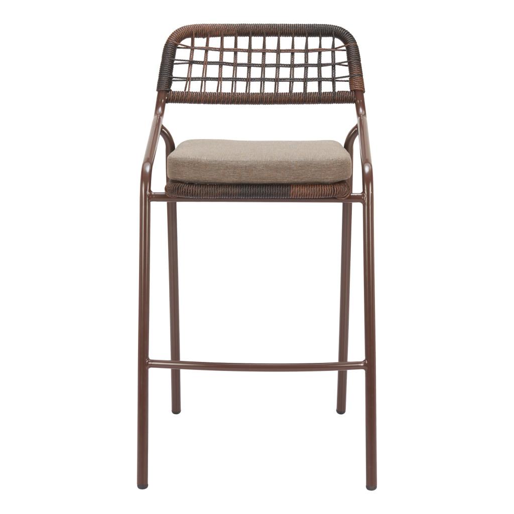 ZUO Rio Barstool (Set of 2) Brown
