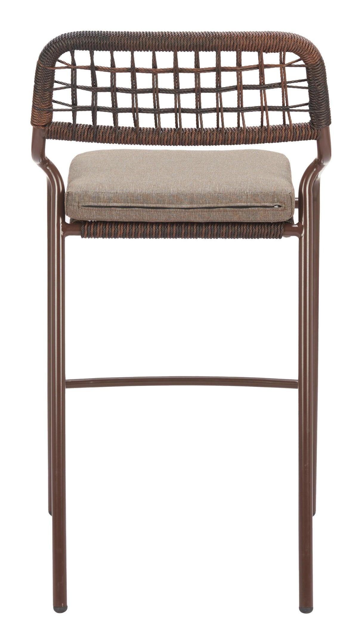 ZUO Rio Barstool (Set of 2) Brown
