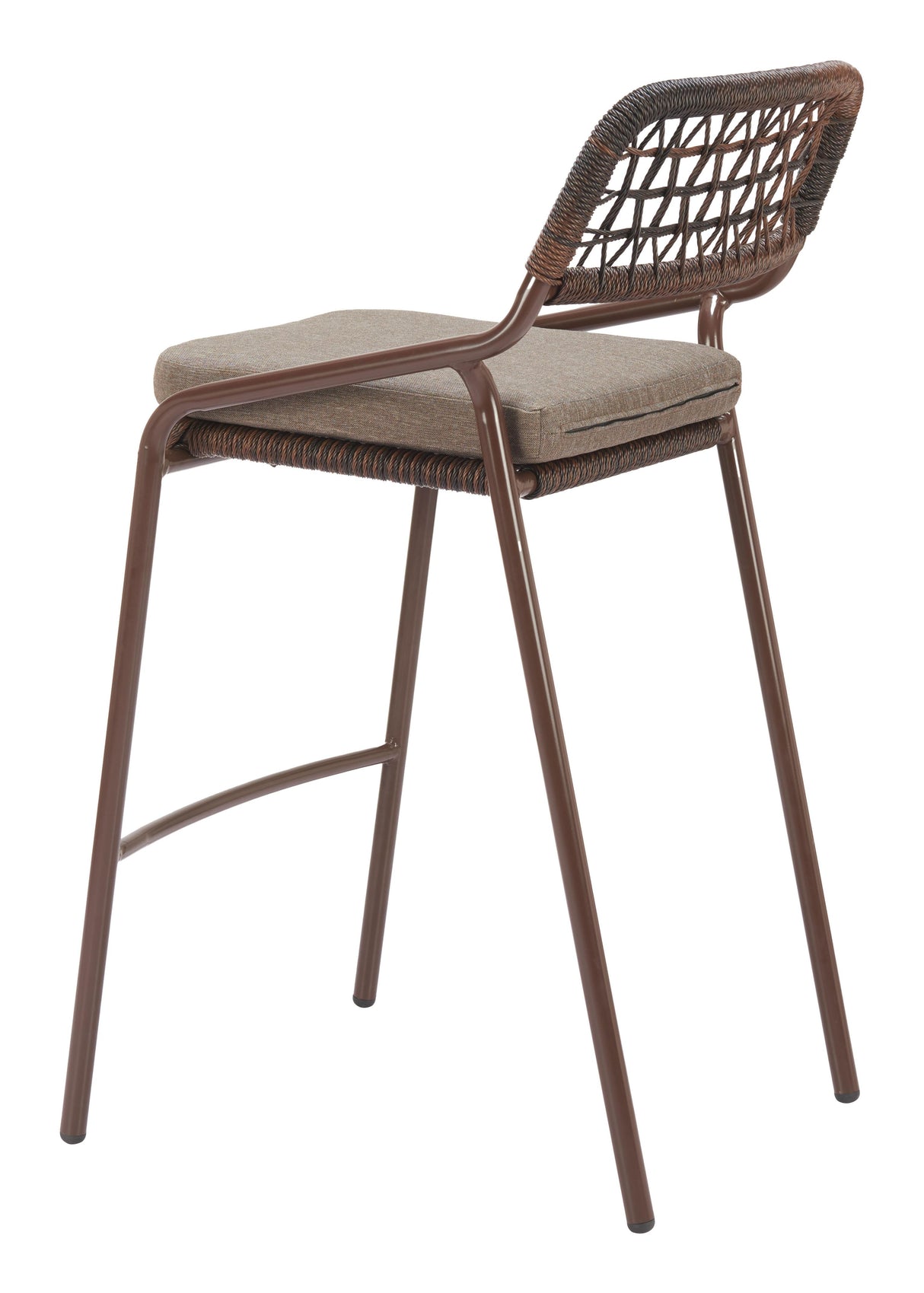 ZUO Rio Barstool (Set of 2) Brown