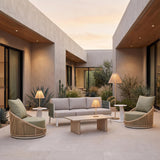 ZUO Cabana Swivel Chair Multicolor