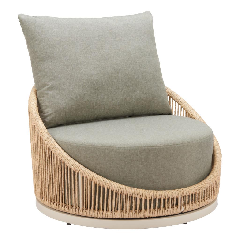 ZUO Cabana Swivel Chair Multicolor