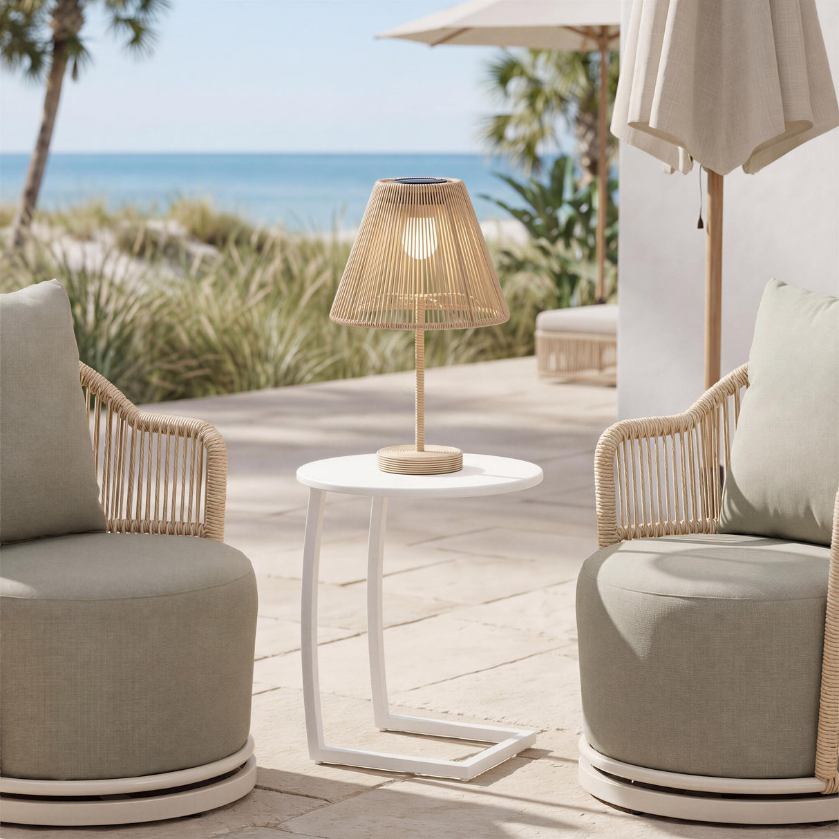 ZUO Lanai Swivel Chair Multicolor