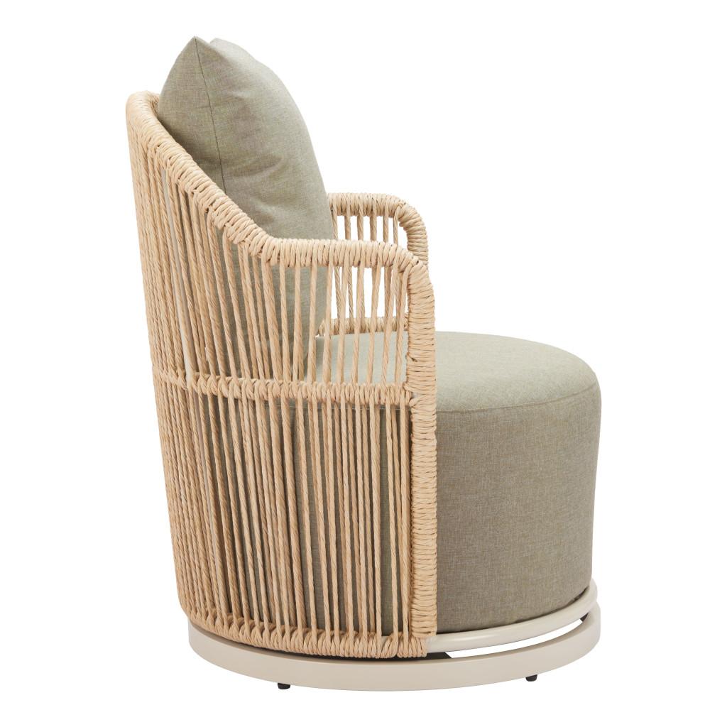 ZUO Lanai Swivel Chair Multicolor