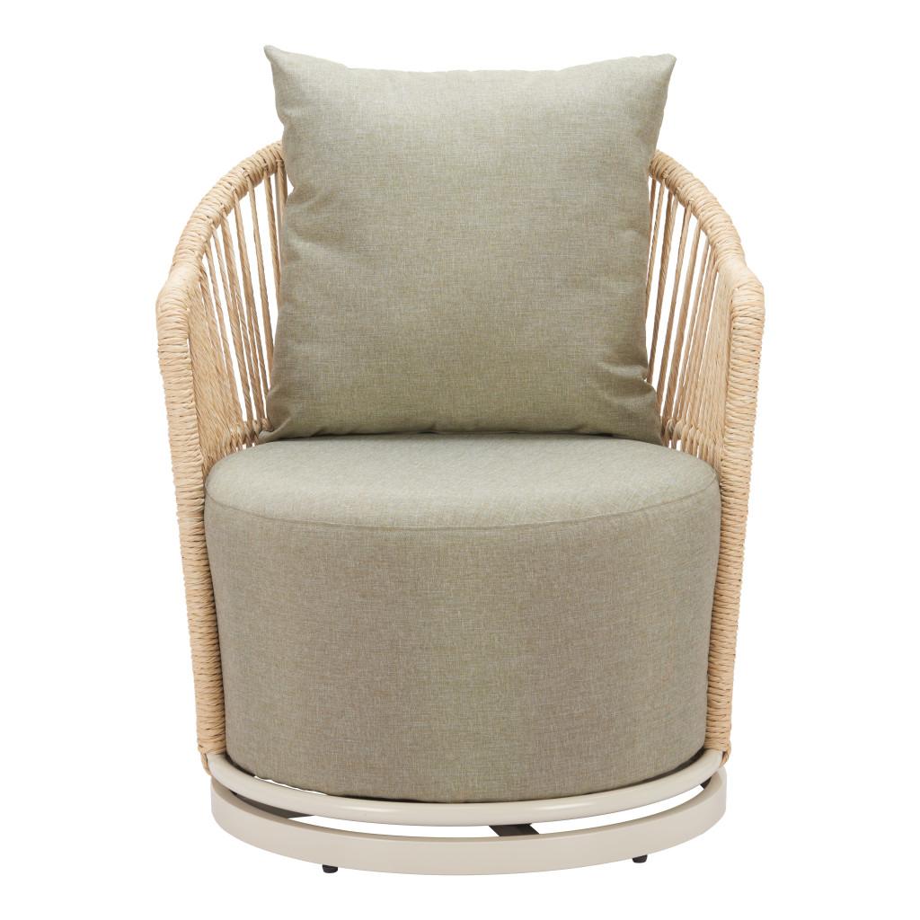 ZUO Lanai Swivel Chair Multicolor