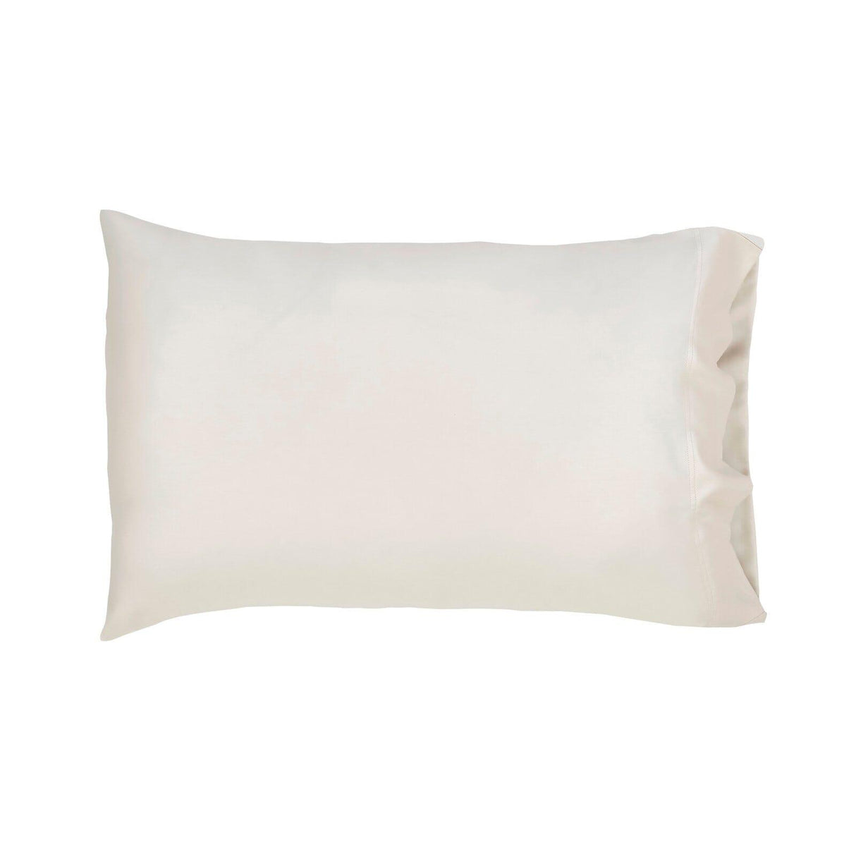 Orchids Lux Merida Solid Color Beige 20 X 40 Pillowcase