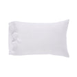 Orchids Lux Seville Solid Color White 20 X 40 Pillowcase