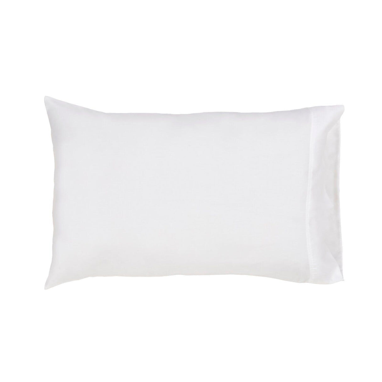 Orchids Lux Merida Solid Color White 20 X 40 Pillowcase
