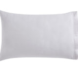 Orchids Lux Venice Solid Color & Pleated Silver 20 X 40 Pillowcase