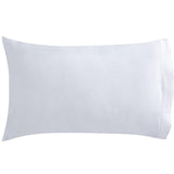 Orchids Lux Venice Solid Color & Pleated White 20 X 40 Pillowcase