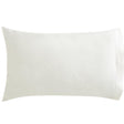 Orchids Lux Venice Solid Color & Pleated Vanilla 20 X 40 Pillowcase