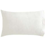 Orchids Lux Venice Solid Color & Pleated Vanilla 20 X 40 Pillowcase