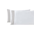Orchids Lux Porto Solid Color White/ Mist 20 X 40 Pillowcase