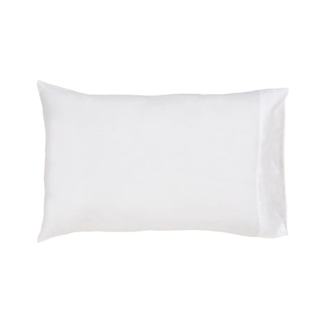 Orchids Lux Merida Solid Color White 20 X 32 Pillowcase