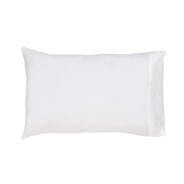 Orchids Lux Merida Solid Color White 20 X 32 Pillowcase
