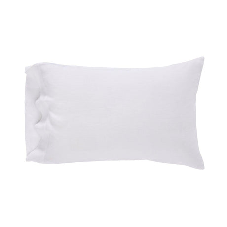 Orchids Lux Seville Solid Color White 20 X 32 Pillowcase