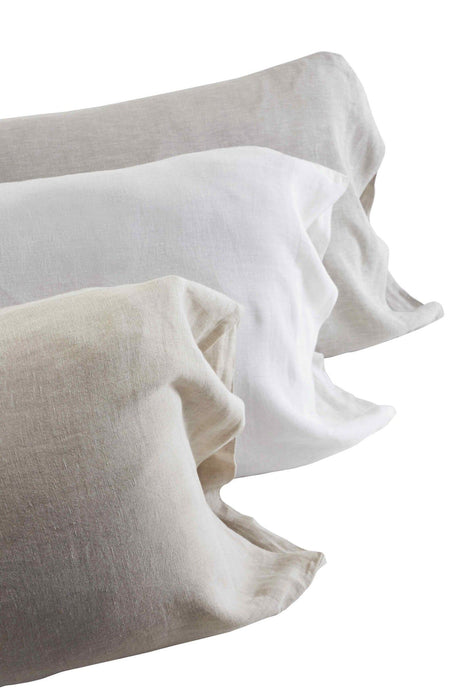 Orchids Lux Seville Solid Color White 20 X 32 Pillowcase