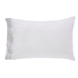 Orchids Lux Kyoto Solid Color White/ Mist 20 X 32 Pillowcase