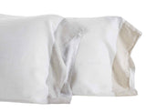 Orchids Lux Kyoto Solid Color White/ Mist 20 X 32 Pillowcase