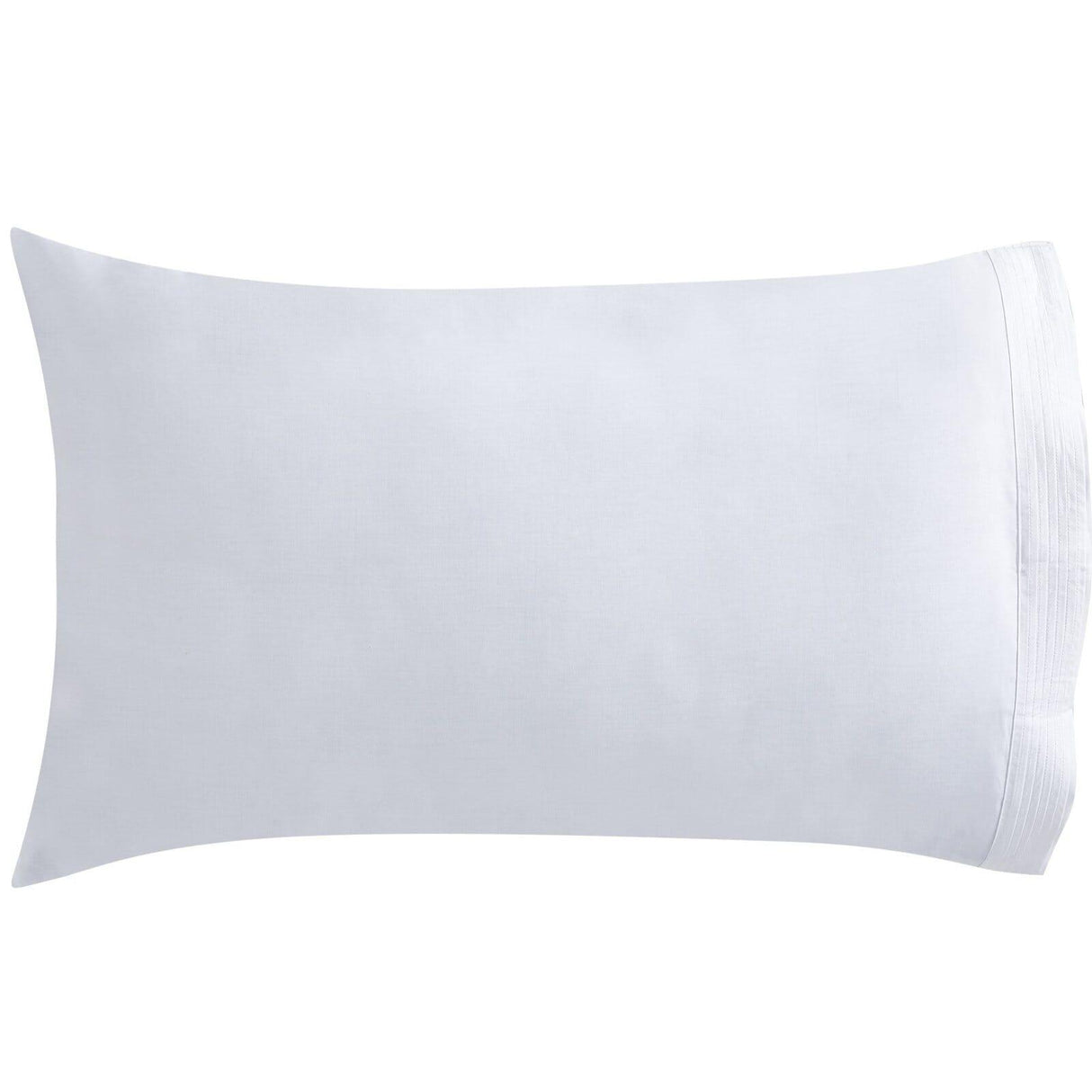 Orchids Lux Venice Solid Color & Pleated White 20 X 32 Pillowcase