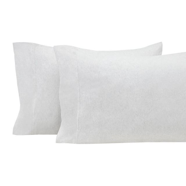 Orchids Lux Halston Solid Color Off White Melange 20 X 32 Pillowcase