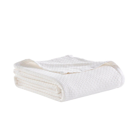 Orchids Lux Hudson Geomatric Off-White 110 X 96 Blanket