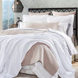 Orchids Lux Newpor Geomatric White 110 X 96 Blanket