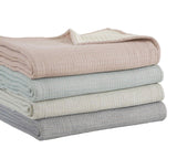 Orchids Lux Molly Geomatric Mint 94 X 96 Bed Throw