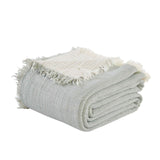 Orchids Lux Dana Texture Mint 110 X 96 Bed Throw