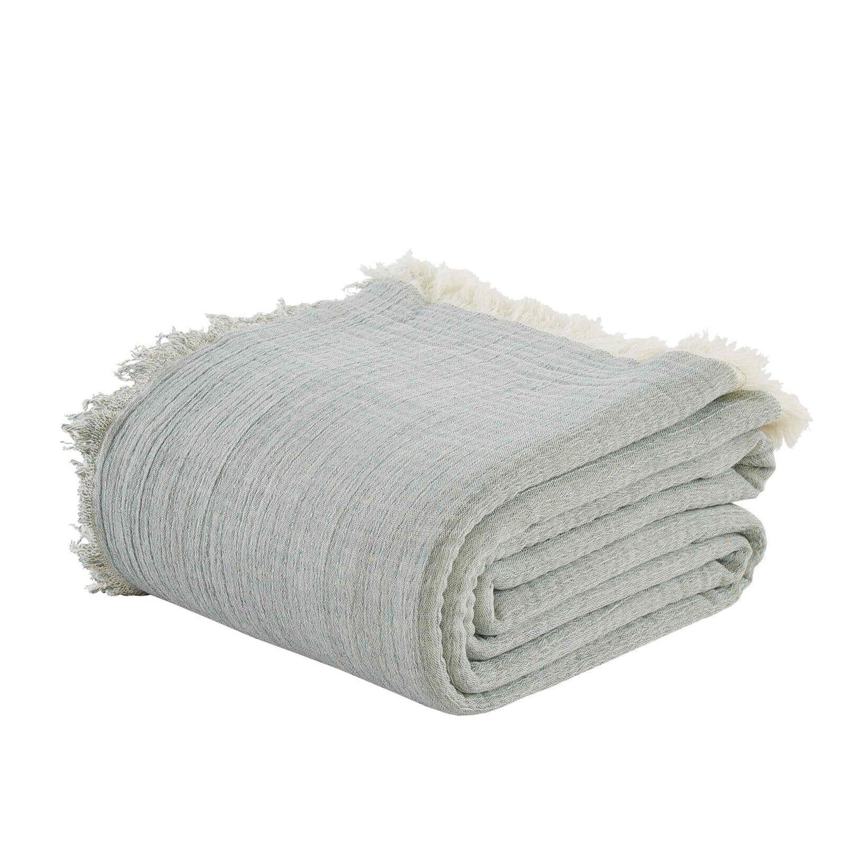 Orchids Lux Dana Texture Mint 94 X 96 Bed Throw