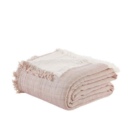 Orchids Lux Dana Texture Lavender 94 X 96 Bed Throw