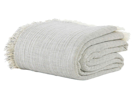 Orchids Lux Monroe Texture Navy 110 X 96 Bed Throw