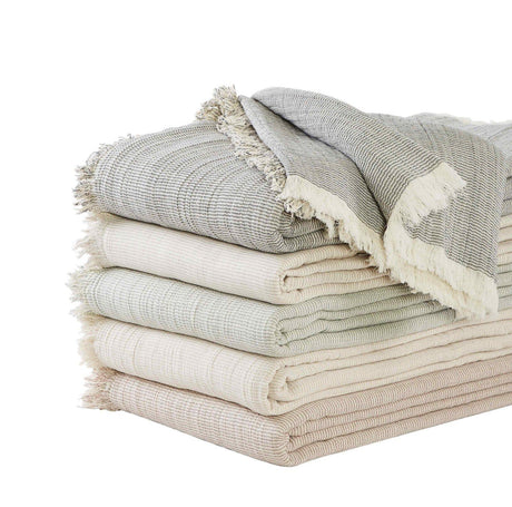 Orchids Lux Monroe Texture Beige 94 X 96 Bed Throw