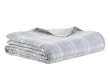 Orchids Lux Doyle Geomatric Sky 110 X 96 Bed Throw