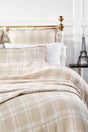 Orchids Lux Doyle Geomatric Dune 110 X 96 Bed Throw