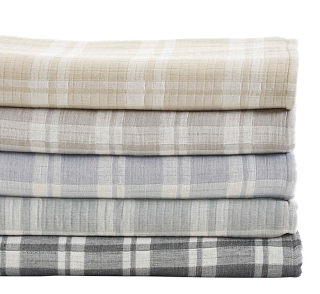 Orchids Lux Doyle Geomatric Dune 110 X 96 Bed Throw