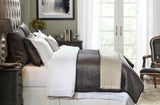 Orchids Lux Spencer Channel Steel 110 X 96 Coverlet
