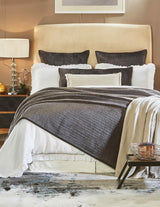Orchids Lux Spencer Channel Steel 94 X 96 Coverlet