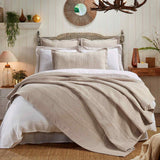 Orchids Lux Laysan Channel Dune 94 X 96 Coverlet